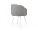 Стул на металлокаркасе Монер 360 темно-серый (glory 20) / белый