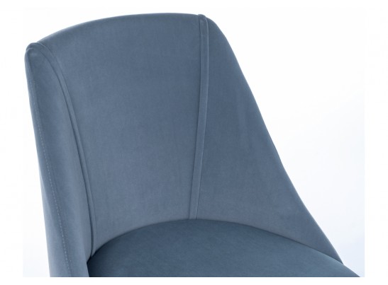 Стул на металлокаркасе Morgan blue / wood в Кургане