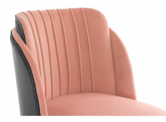 Стул на металлокаркасе Orly pink / grey в Кургане