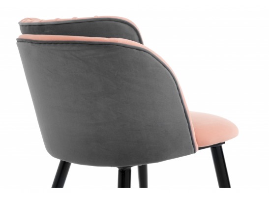 Стул на металлокаркасе Orly pink / grey в Кургане