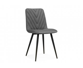 Стул на металлокаркасе Ральф темно-серый / черный