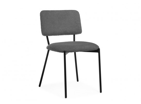 Стул на металлокаркасе Reparo dark gray / black в Кургане