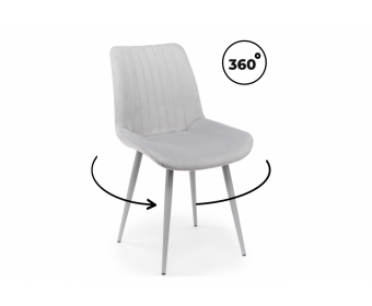 Стул на металлокаркасе Седа 360 светло-серый (zd 960) / серый