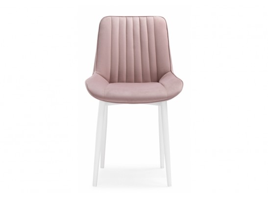 Стул на металлокаркасе Седа розовый / белый в Кургане
