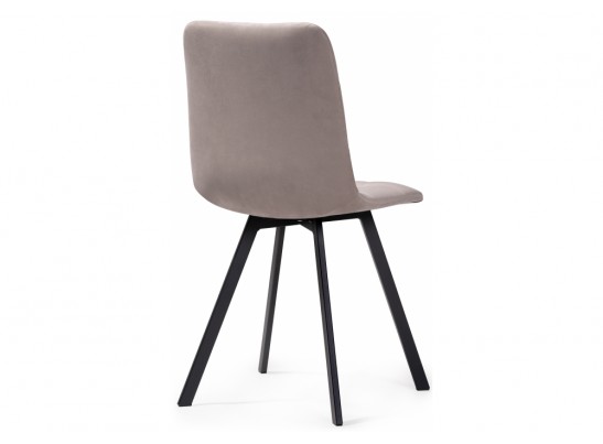 Стул на металлокаркасе Симпл латте / черный в Кургане