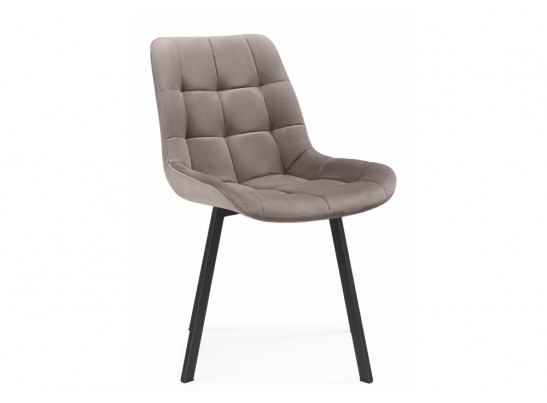 Стул на металлокаркасе Стронг вращающийся латте велютто 08 / черный каркас в Кургане