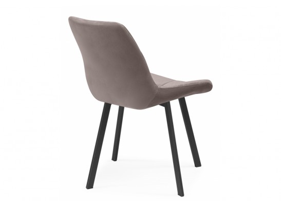 Стул на металлокаркасе Стронг вращающийся латте велютто 08 / черный каркас в Кургане