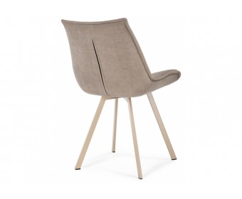 Стул на металлокаркасе Тува капучино / капучино