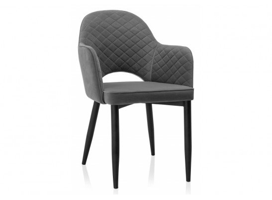 Стул на металлокаркасе Vener dark gray в Кургане