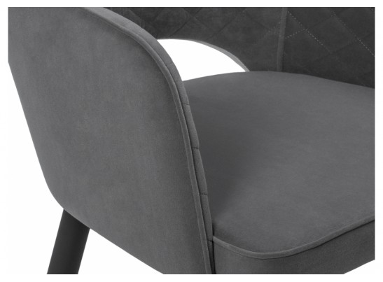 Стул на металлокаркасе Vener dark gray в Кургане