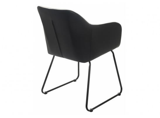 Стул Stef light grey / black в Кургане