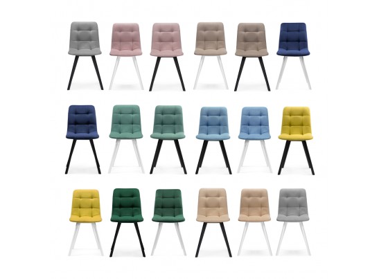 Стул на металлокаркасе Чилли латте / черный в Кургане