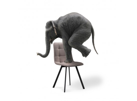 Стул на металлокаркасе Чилли латте / черный в Кургане