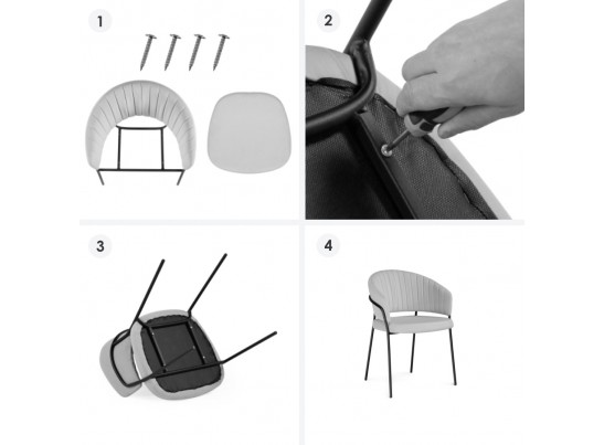 Стул на металлокаркасе Лео изумрудный / черный в Кургане