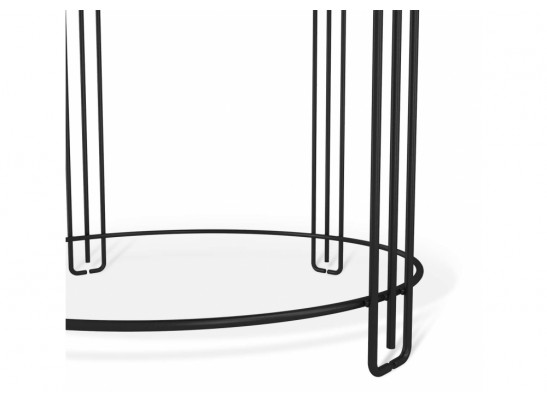 Журнальный столик SHT-CT53 малахитово зеленый / черный муар в Кургане