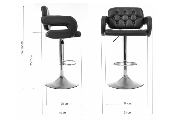 Барный стул Shiny фиолетовый в Кургане