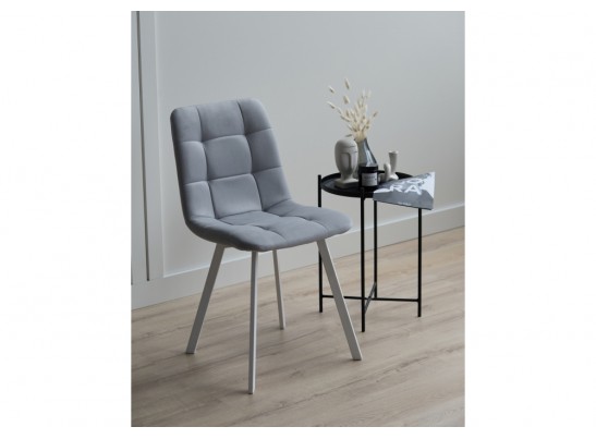 Стул на металлокаркасе Чилли светло-серый / белый в Кургане