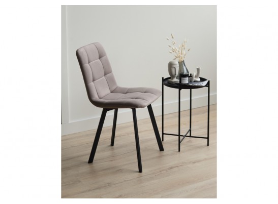 Стул на металлокаркасе Чилли латте / черный в Кургане