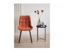 Стул на металлокаркасе Челси 360 П терракотовый (zd 432) / черный в Кургане