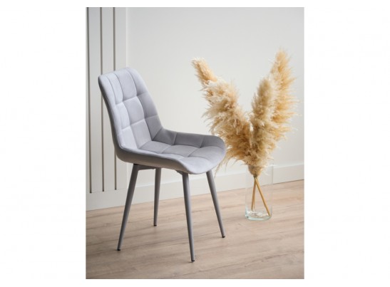 Стул на металлокаркасе Челси К светло-серый (zd 960) / серый в Кургане