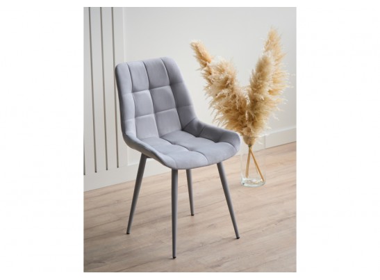 Стул на металлокаркасе Челси К светло-серый (zd 960) / серый в Кургане