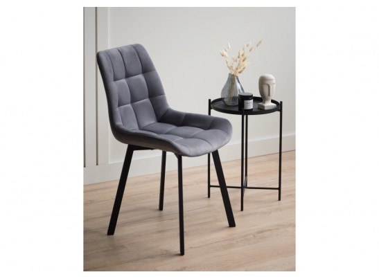 Стул на металлокаркасе Челси П темно-серый (zd 995) / черный в Кургане