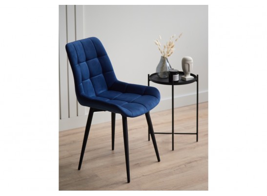 Стул на металлокаркасе Челси К синий (zd 798) / черный в Кургане