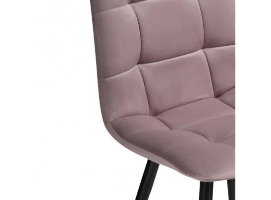 Стул на металлокаркасе Чилли К розовый 37 / черный в Кургане