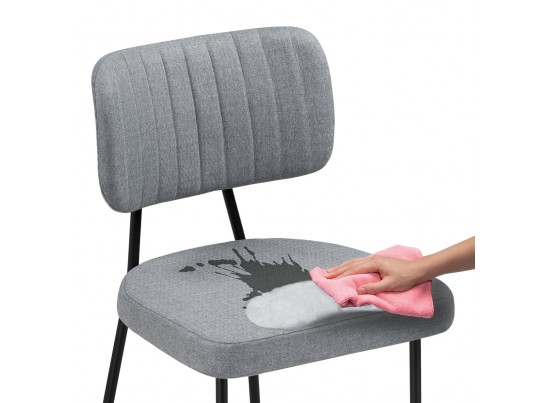 Стул на металлокаркасе Вакао бежевый / черный в Кургане