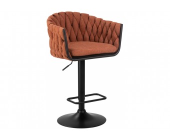 Барный стул 9690-LM Leon оранжевый / черный