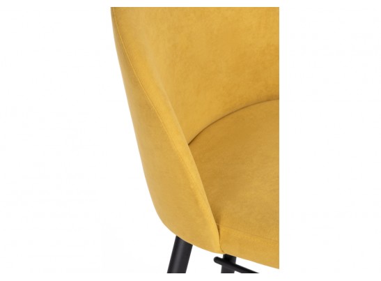 Барный стул Сондре горчичный / черный каркас в Кургане