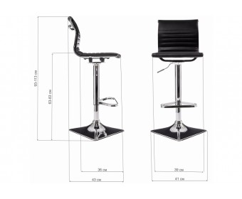 Барный стул Stock черный