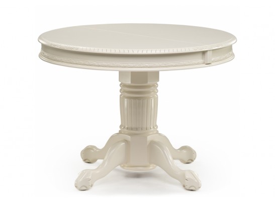 Деревянный стол Альфред круглый крем в Кургане