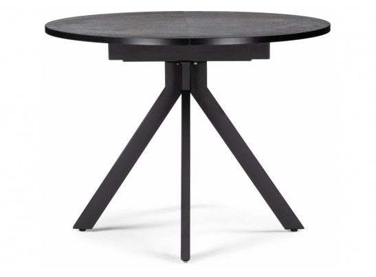 Деревянный стол Бетина черный / черный каркас в Кургане