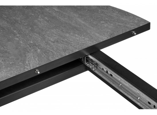 Деревянный стол Бетина черный / черный каркас в Кургане