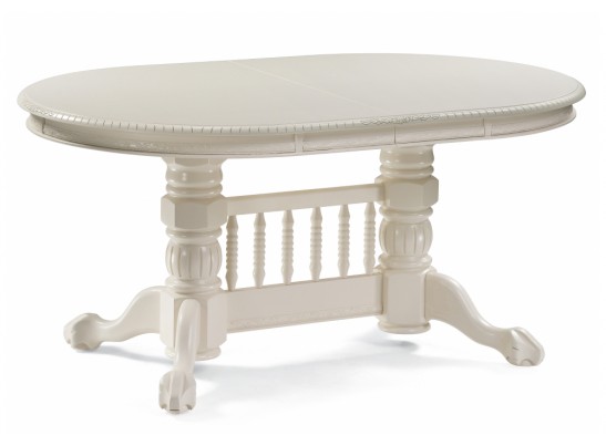 Деревянный стол Кантри 160 овальный крем в Кургане
