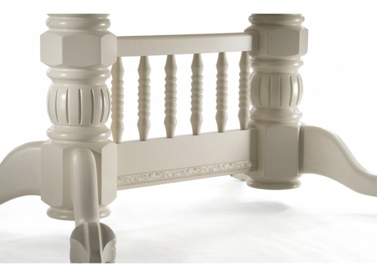 Деревянный стол Кантри 160 овальный крем в Кургане