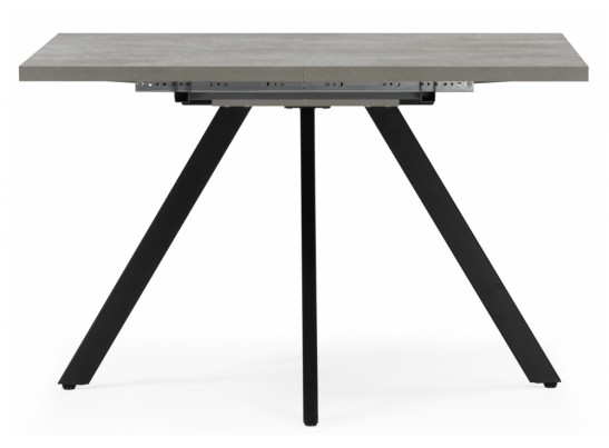 Деревянный стол Райн 32 116(160)x77 раздвижной цемент / черный в Кургане