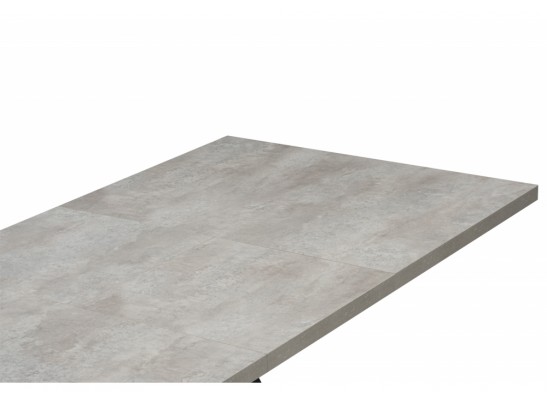 Деревянный стол Райн 32 116(160)x77 раздвижной цемент / черный в Кургане