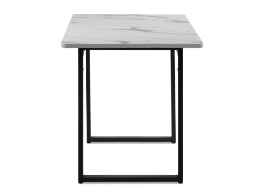 Деревянный стол Кэрин белый / черный в Кургане