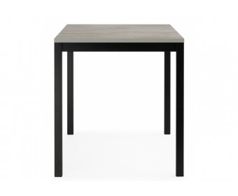 Деревянный стол Жаклин 120(170)x68 раздвижной лдсп / бетон метрополитен