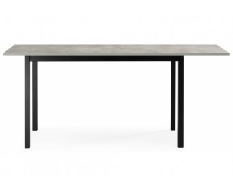 Деревянный стол Жаклин 120(170)x68 раздвижной лдсп / бетон метрополитен