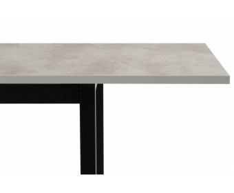 Деревянный стол Жаклин 120(170)x68 раздвижной лдсп / бетон метрополитен