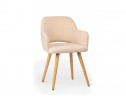 Деревянный стул Эолин 360 бежевый (glory 03) / светлое дерево в Кургане