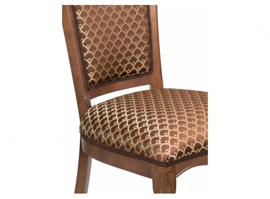 Деревянный стул Клето орех / золото в Кургане