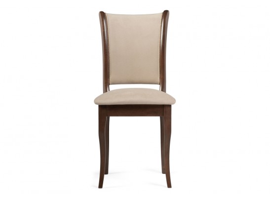 Деревянный стул Санати сливочный раф / темный орех в Кургане