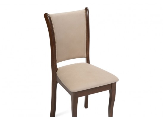 Деревянный стул Санати сливочный раф / темный орех в Кургане