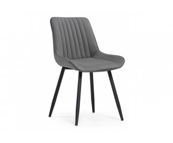 Комплект стульев Вейв 4 шт темно-серый / черный