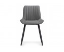 Комплект стульев Вейв 4 шт темно-серый / черный в Кургане