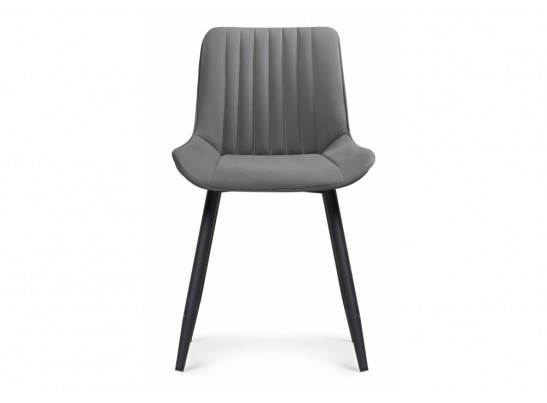 Комплект стульев Вейв 4 шт темно-серый / черный в Кургане